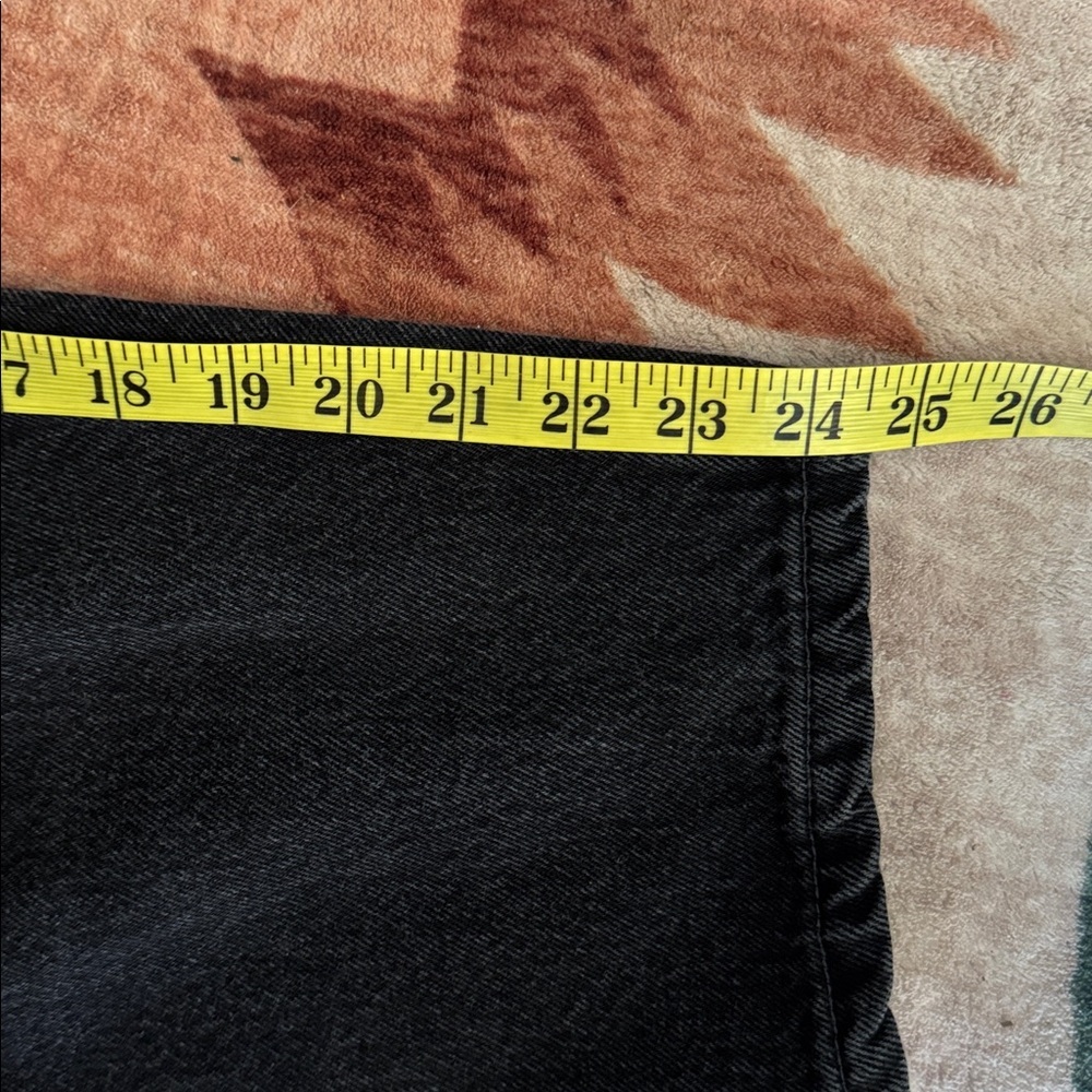 Empyre Black Relaxed Ultra Baggy Wash Skate Jeans Size 28 Inseam 25 - Picture 7 of 8